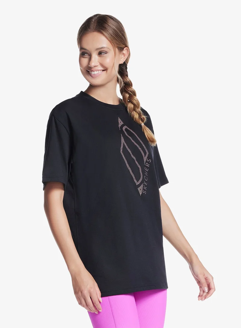SKECHERS Stud Diamond T-Shirt
