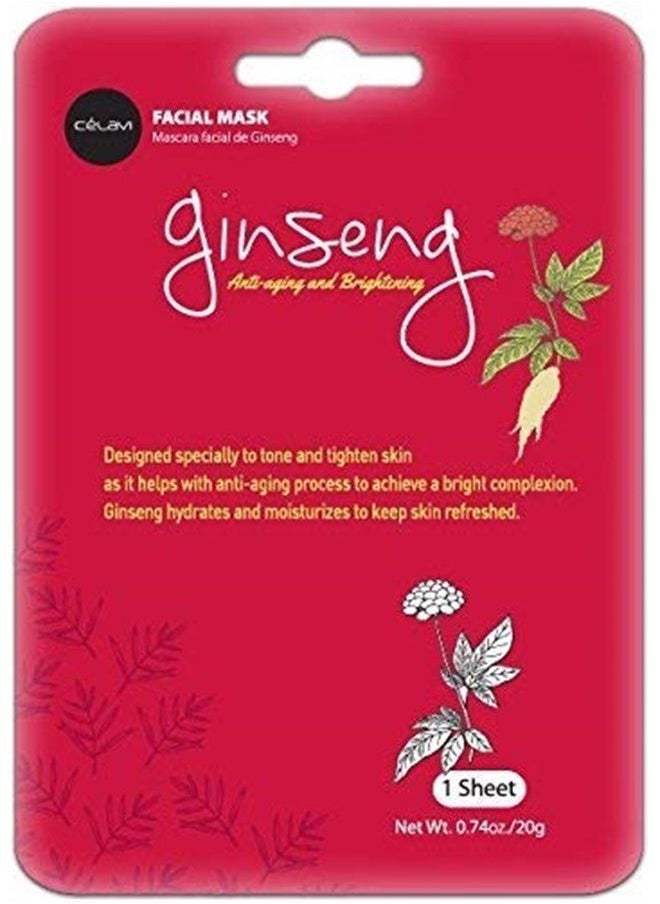 Celavi Essence Facial Face Mask Paper Sheet Korea Skin Care Moisturizing 6 packs for each 6 flavors (New C) K-Beauty Skincare 36 masks in a pack Made in Korea