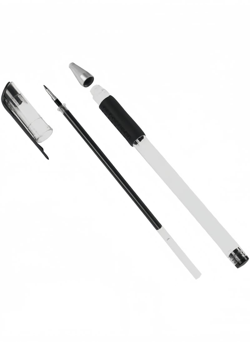 CHU DAI 20pcs Black Gel Pens for Note Taking,  Pastel Gel Pens Ink Quick Dry & No Smear, Pen Fine Point 0.5mm for Journaling, Gel Ink Pen Smooth Writing Stationery - Image 3