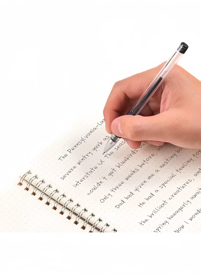 CHU DAI 20pcs Black Gel Pens for Note Taking,  Pastel Gel Pens Ink Quick Dry & No Smear, Pen Fine Point 0.5mm for Journaling, Gel Ink Pen Smooth Writing Stationery - Image 5