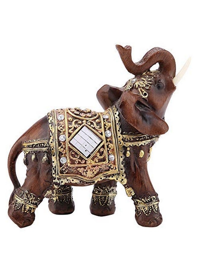 Hztyyier Good Luck Elephant Statue Feng Shui Elephant Decor Resin Elephant Figurines For Wealth Lucky Figurine Home Decor Gift(S) - Image 5