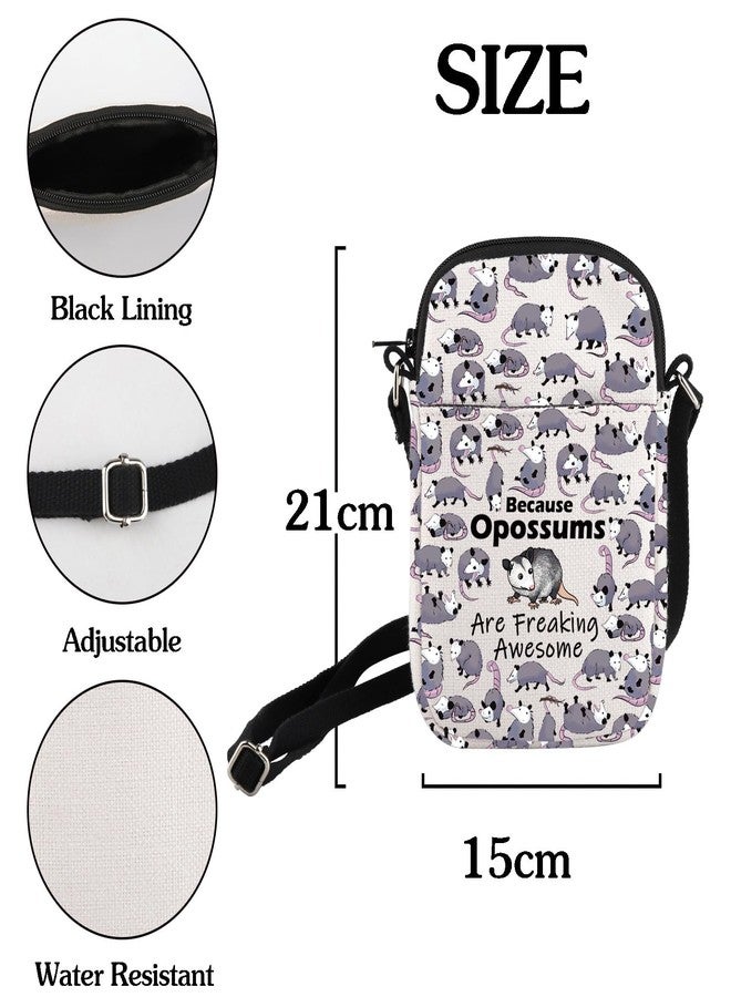 HOLLP Opossums Lovers Gift Because Opossums Are Freaking Awesome Crossbody Bag (Opossums) - Image 2