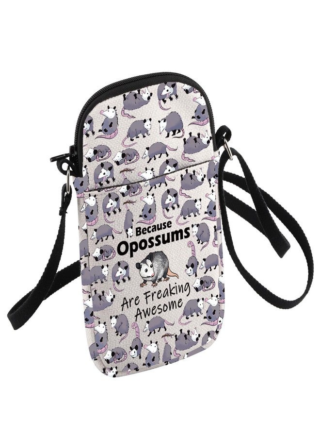 HOLLP Opossums Lovers Gift Because Opossums Are Freaking Awesome Crossbody Bag (Opossums) - Image 1