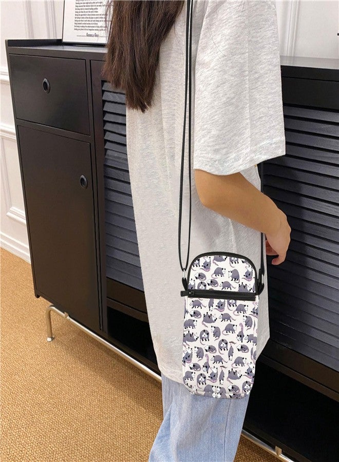 HOLLP Opossums Lovers Gift Because Opossums Are Freaking Awesome Crossbody Bag (Opossums) - Image 3