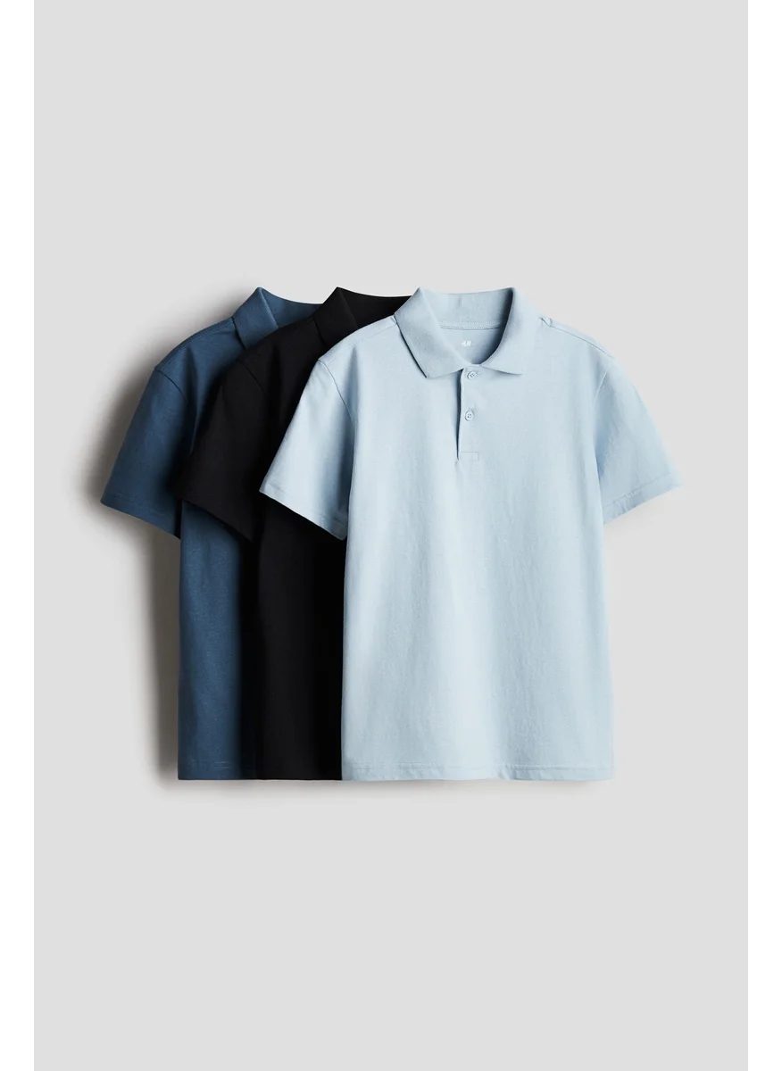اتش اند ام 3-Pack Cotton Polo Shirts