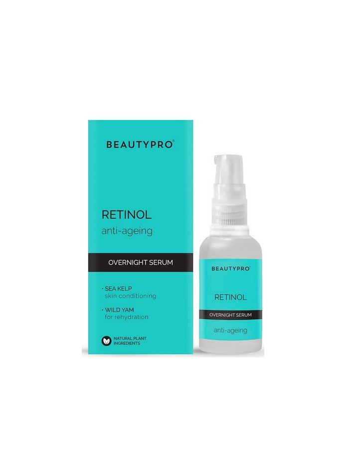beautypro - BeautyPro Retinol Anti-Ageing Overnight Serum 30ml - Image 1