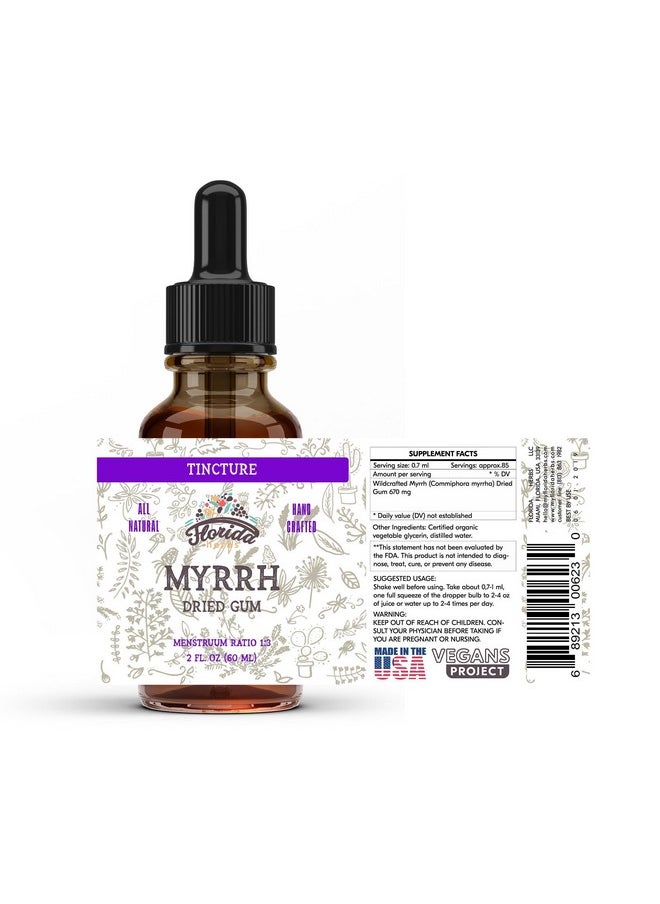 Myrrh Tincture Myrrh Extract (Commiphora Myrrha) For Indigestion Nongmo In Coldpressed Organic Vegetable Glycerin 670 Mg Supplements 670 Mg