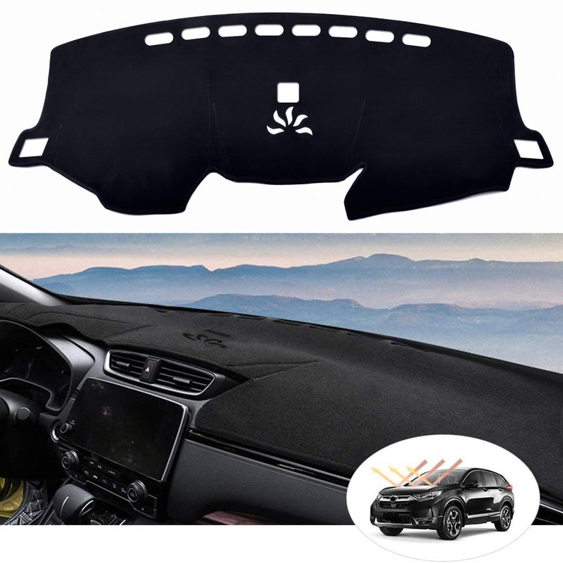 SPEEDWOW Dashboard Dash Board Cover Mat Carpet Compatible with 2017-2021 Honda CRV - Image 1