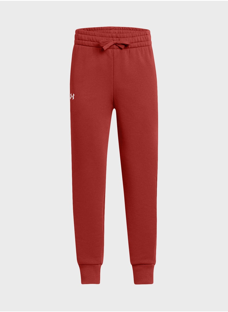 UNDER ARMOUR Girls' Rival Fleece Joggers  - Image 1