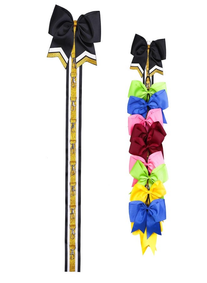 Hipcheer Handmade Cheer Bows Holder, Wall Hanger for Cheerleading Teen Girls High School College Sports - Image 1