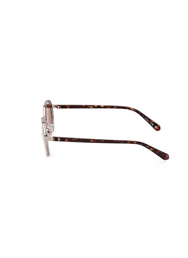 GUESS Men's UV Protection Round Sunglasses - GU0011608E51 - Lens Size: 51 Mm  - Image 2