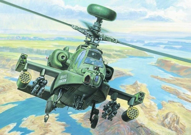 Italeri 0080S Ah-64 D Longbow Apache Model - Image 1