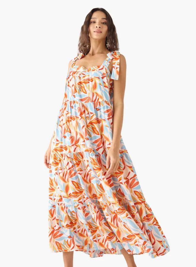 Splash FAV Floral Tiered Dress