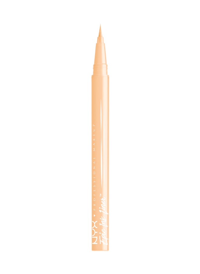 NYX PROFESSIONAL MAKEUP قلم تحديد العيون السائل المقاوم للماء من Epic Ink Liner - لون Marshmallow، تركيبة نباتية، صبغة مكثفة  - Image 1