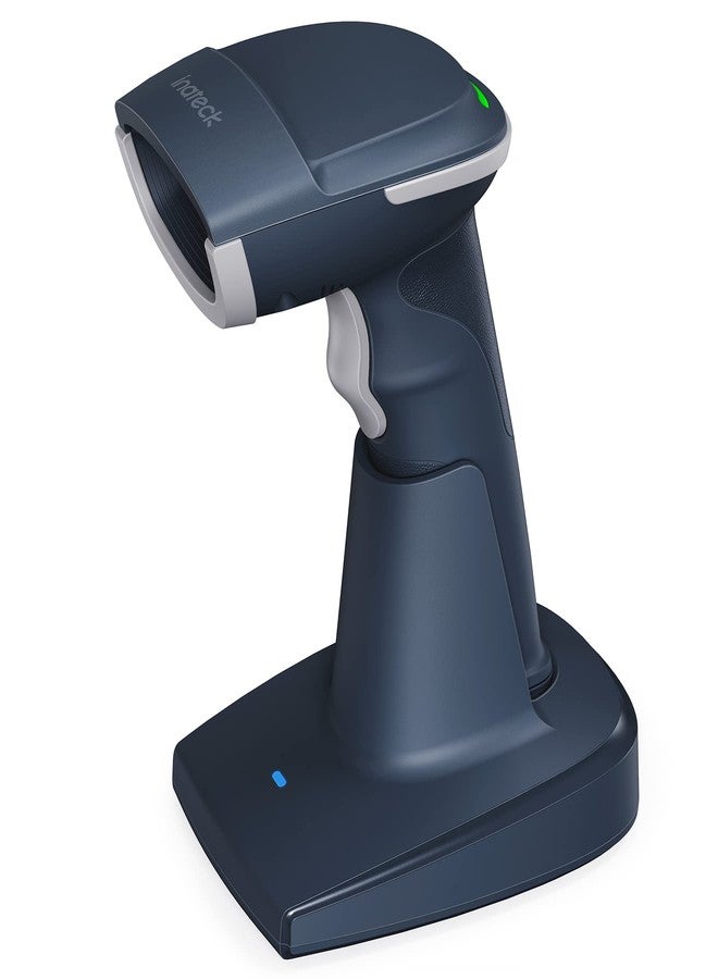 Inateck QR Barcode Scanner, 2D Wireless Barcode Scanner, 3 in 1 Barcode Reader, Screen Scanning, BCST-54 Blue - Image 1