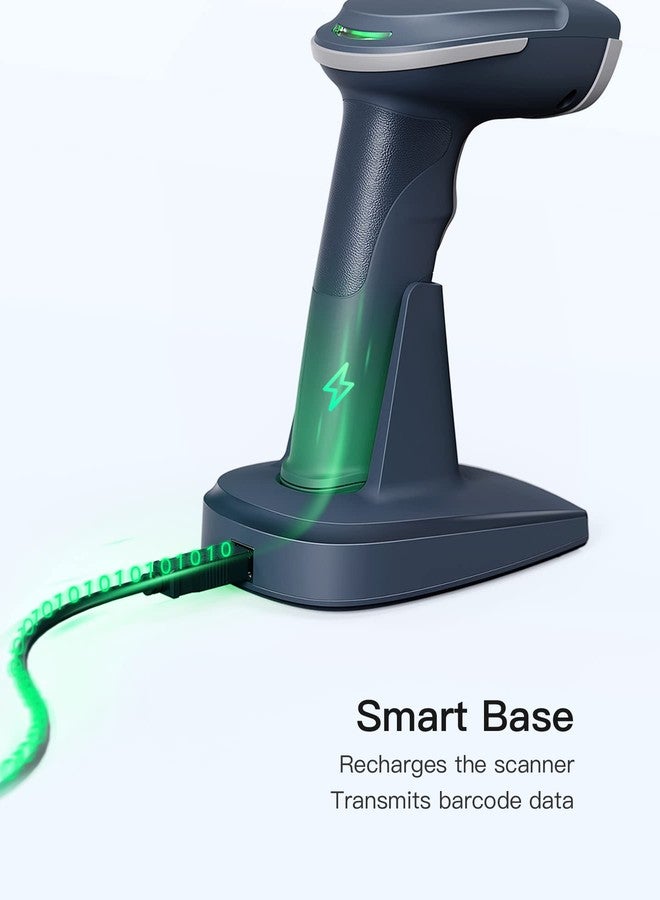 Inateck QR Barcode Scanner, 2D Wireless Barcode Scanner, 3 in 1 Barcode Reader, Screen Scanning, BCST-54 Blue - Image 5