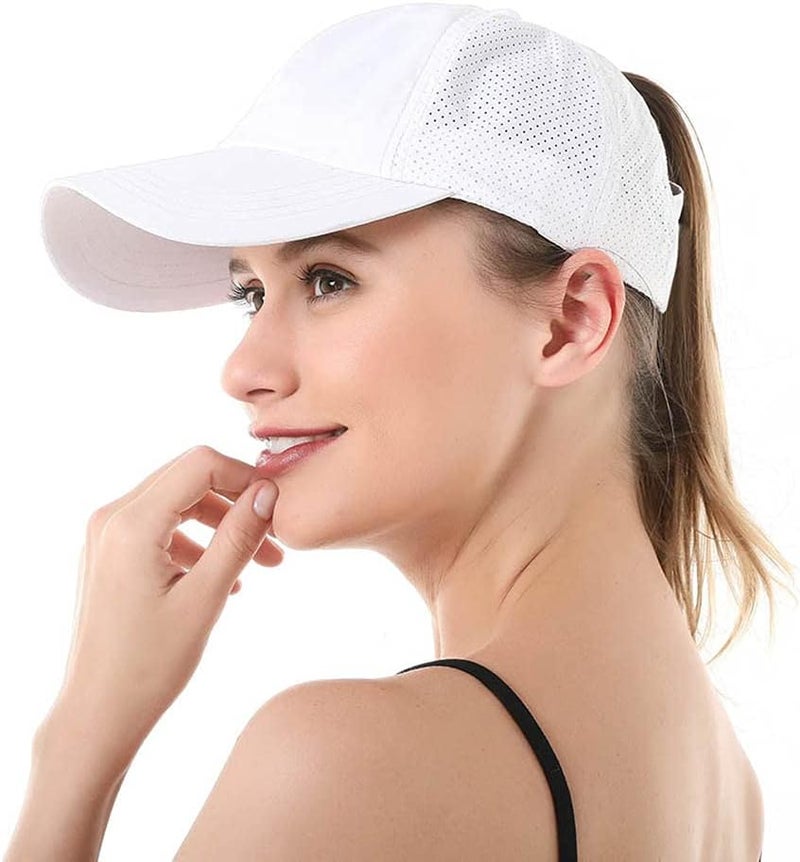 Bucaum Cross Hat Womens Baseball Cap -Cross Ponytail Hat Baseball Cap - Image 5