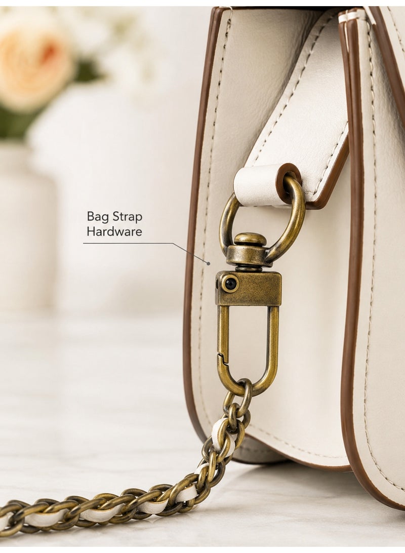 2PCS Copper Swivel Snap Hooks for Bags Keychains and DIY Straps - Image 2