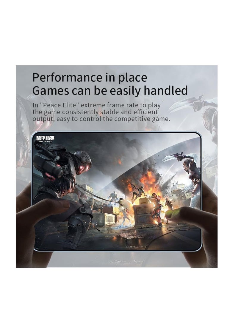 AirTab - 10.1 -Inch Smart Tablet AIRTAB PRO Android 13 Tablet With 1TB Storage and 16GB RAM Quad Core Wi-Fi LTE Dual Sim with Touch Pen and Keyboard - BLUE - Image 1