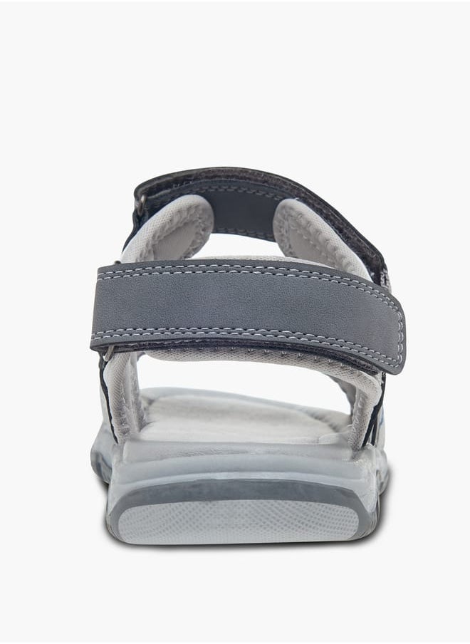 LBL by Shoexpress Boys Colourblock Sandals With Hook And Loop Closure  - Image 2