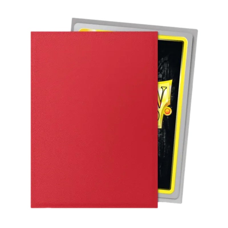 Dragon Shield | Matte Dual Standard Size Card Sleeves | 100ct - Smooth & Tough Premium TCG Sleeves - Compatible with Pokemon, One Piece, and Magic: The Gathering | Crimson & Silver - Image 5