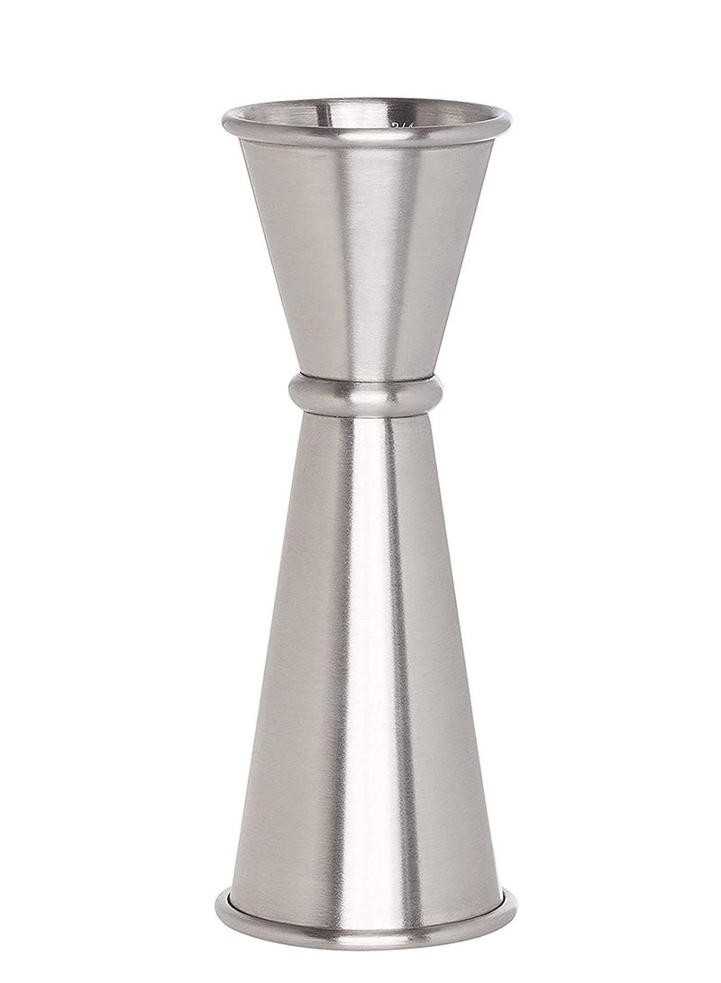 كاست ويف Double Jigger ، كوب قياس من الفولاذ المقاوم للصدأ ، كوب قياس مزدوج ، لقطة مزدوجة ، 30 مللي / 60 مللي ، خلاط شراب قصير ، Jigger للحفلات ، الذكرى السنوية للزفاف ، أعياد الميلاد - Image 1