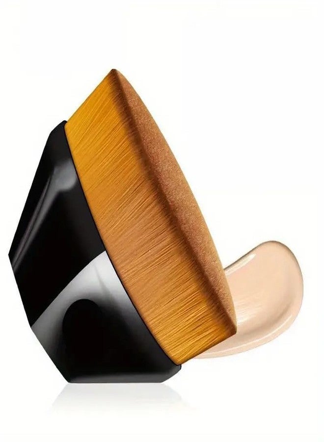 PURCHASE ZONE Professional Magic Foundation Brush - Flat Top Kabuki Brush for Flawless Blending of Liquid, Cream, and Powder - Perfect for Makeup Artists and Beginners [Multicolor] 1 PIC - Image 1