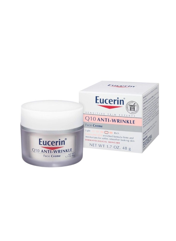 Eucerin Q10 Anti-Wrinkle Face Creme 48grams  - Image 1