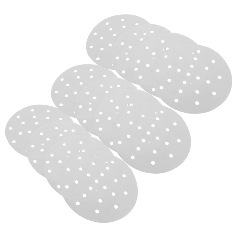 400pcs Steamer Liners Pad: Round Steamer Paper Sheets - Steaming Baking Mat for Steamed Buns Dumpling Pastry Air Fryer Basket - Image 4