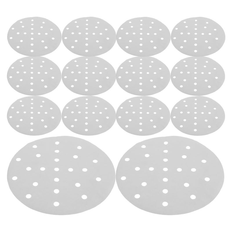 400pcs Steamer Liners Pad: Round Steamer Paper Sheets - Steaming Baking Mat for Steamed Buns Dumpling Pastry Air Fryer Basket - Image 3
