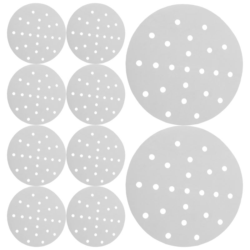 400pcs Steamer Liners Pad: Round Steamer Paper Sheets - Steaming Baking Mat for Steamed Buns Dumpling Pastry Air Fryer Basket - Image 5