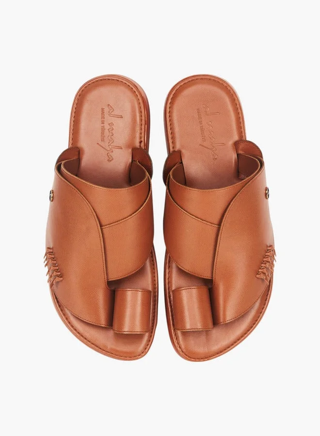 Al Waha Men's Arabic Sandals with Toe Loop - Ramadan Collection
