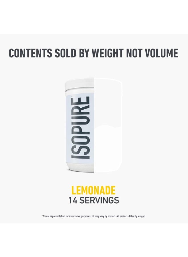 Isopure Collagen Peptides Powder, Promotes Health of Hair, Nails, Skin and Joints, with Vitamin C and Biotin, Lemonade, 20g Collagen Peptides Per Serving, 11oz, 14 - Image 5