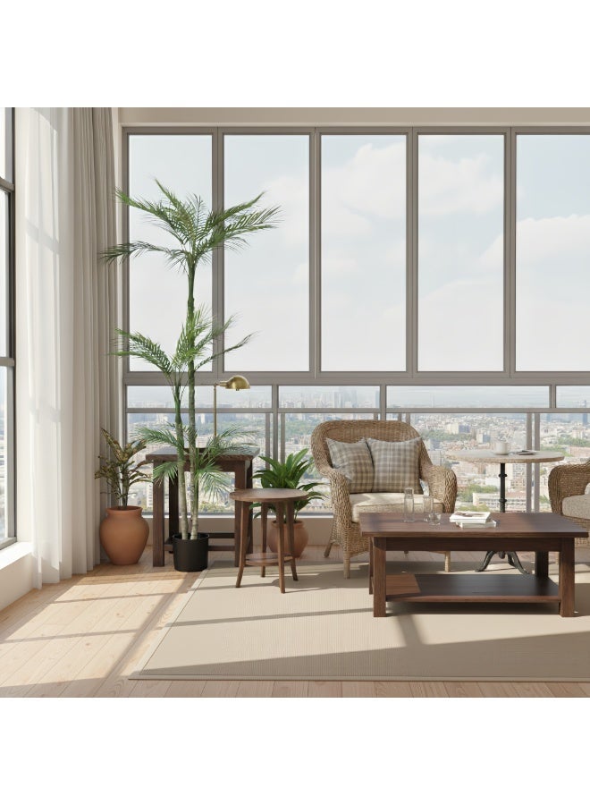 Sharpdo Artificial trees,Foxtail Palm ,180CM Faux Tree with Realistic Leaves Perfect for Home Decoration Wedding Outdoor Photography Prop Indoor Office Living Room Balcony Artificial Green Plant Tree - Image 4