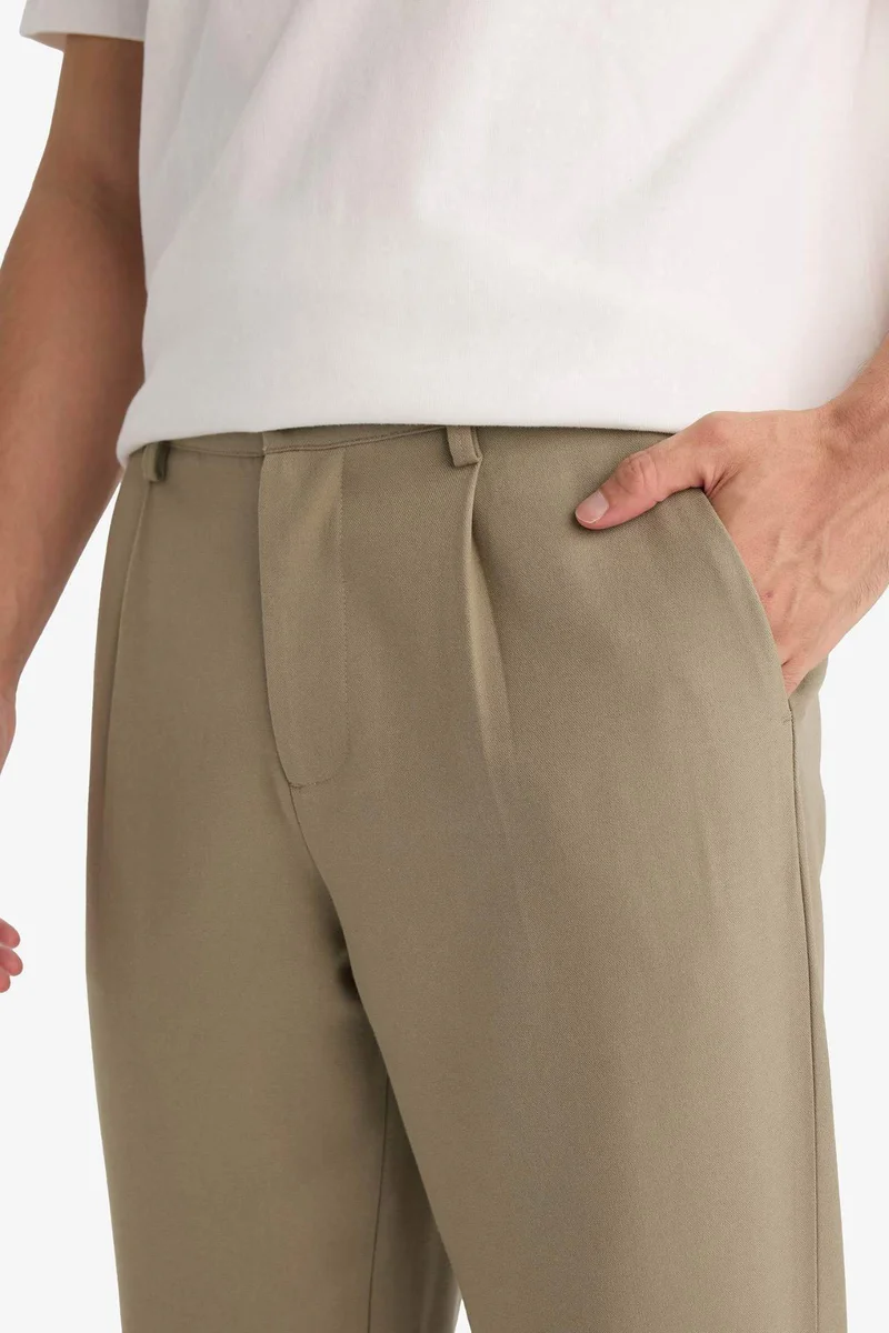 Defacto  Straight Fit Trousers for Men | Best Price UAE