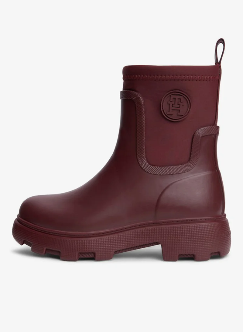 تومي هيلفيغر TH Monogram Cleat Rain Boots