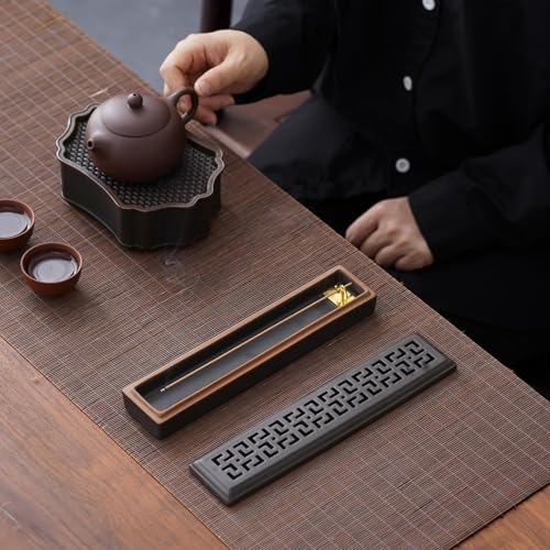 CEREMONY Incense Holder for Sticks，Ceramic Insence-Stick Holder Ash Catcher，Incense Holder Timkburner for Meditation Yoga Spa Room Decor - Image 3