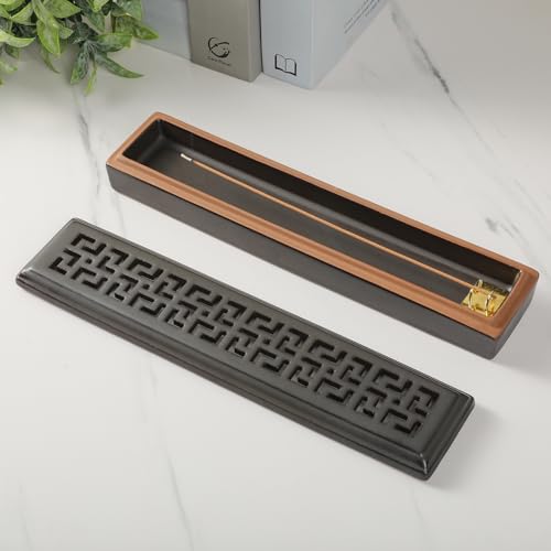 CEREMONY Incense Holder for Sticks，Ceramic Insence-Stick Holder Ash Catcher，Incense Holder Timkburner for Meditation Yoga Spa Room Decor - Image 4