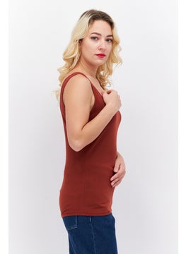 Women Scoop Neck Sleeveless Solid Tank Top, Brown - pzsku/Z96B22D52825D0C93E5CBZ/45/_/1734876859/8f0bd047-0aca-4ad6-8854-dba2565ecfff