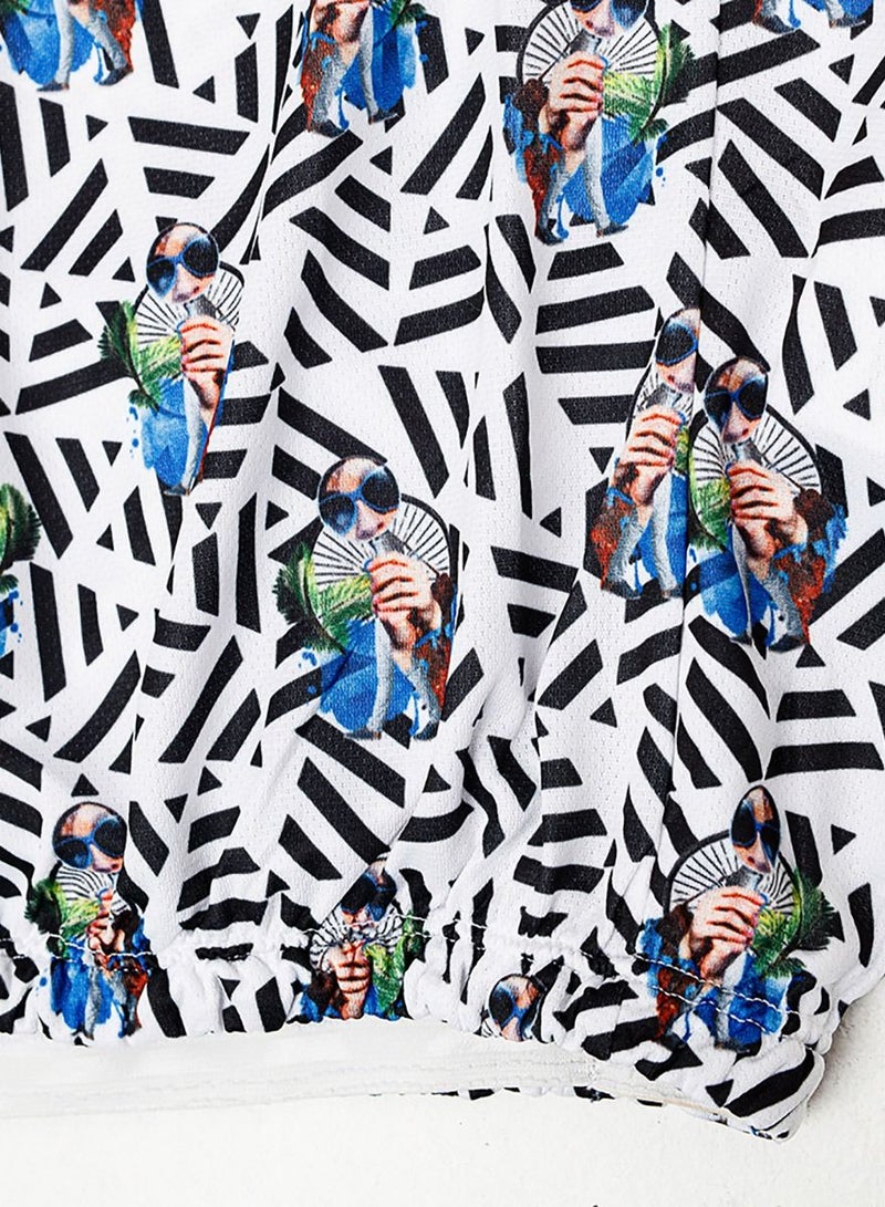 بيج ديزاين قميص رجالي بسحاب كم قصير - Image 3