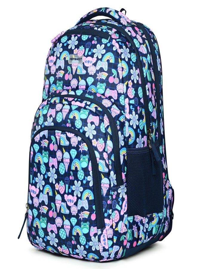 HOT SHOT QUALA_1821|school bag for girls|kid bag|bag for girls|backpack for boys|19 INCH|with rain cover|water resistant|40 L school bag - Image 2