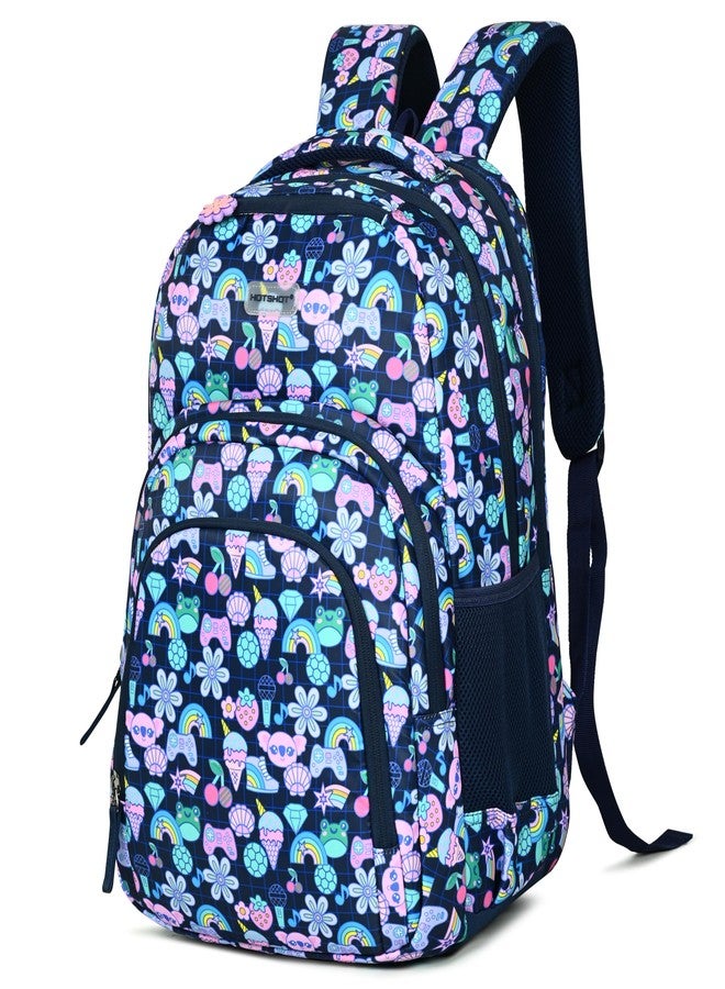 HOT SHOT QUALA_1821|school bag for girls|kid bag|bag for girls|backpack for boys|19 INCH|with rain cover|water resistant|40 L school bag - Image 1