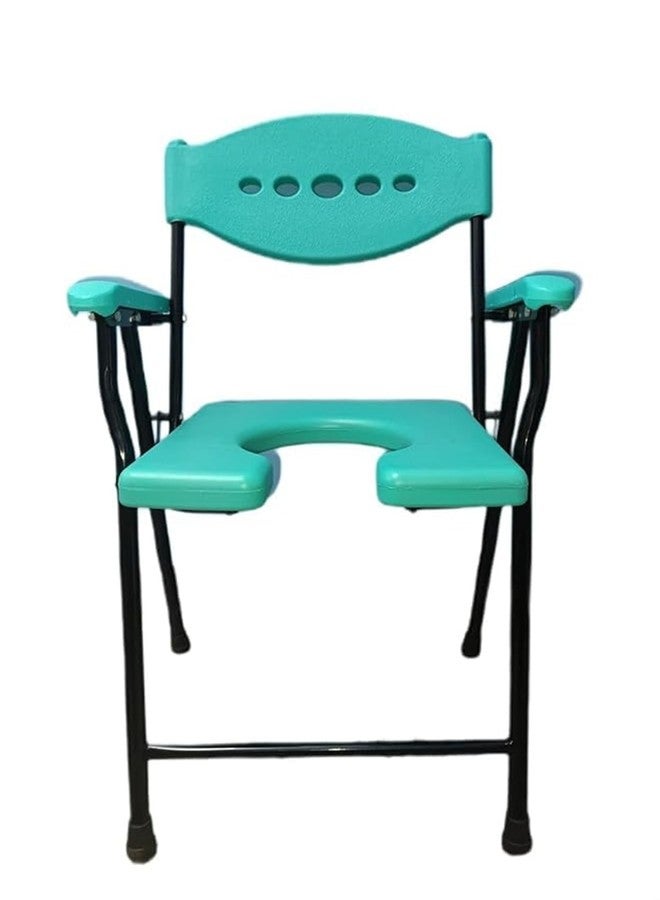 HAAD VAID Commode Chair by Ishnee Toilet Chair for Old Age People || Weight Handling capacity Upto 100kg || Foldable 3 in-1 Commode Chair || Toilet Seat for Adults - Image 1