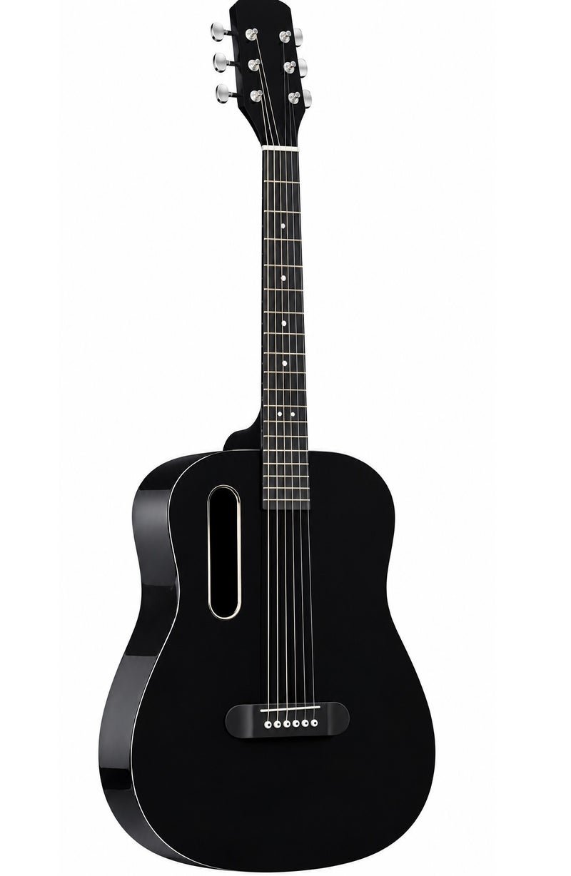 MEGARYA Parent & Child Guitar & Ukulele Combo, Black 6-String Guitar with Blue 4-String Ukulele, 2-Piece Beginner Musical Instrument Set for Family Learning, Practice & Gifting - Image 4