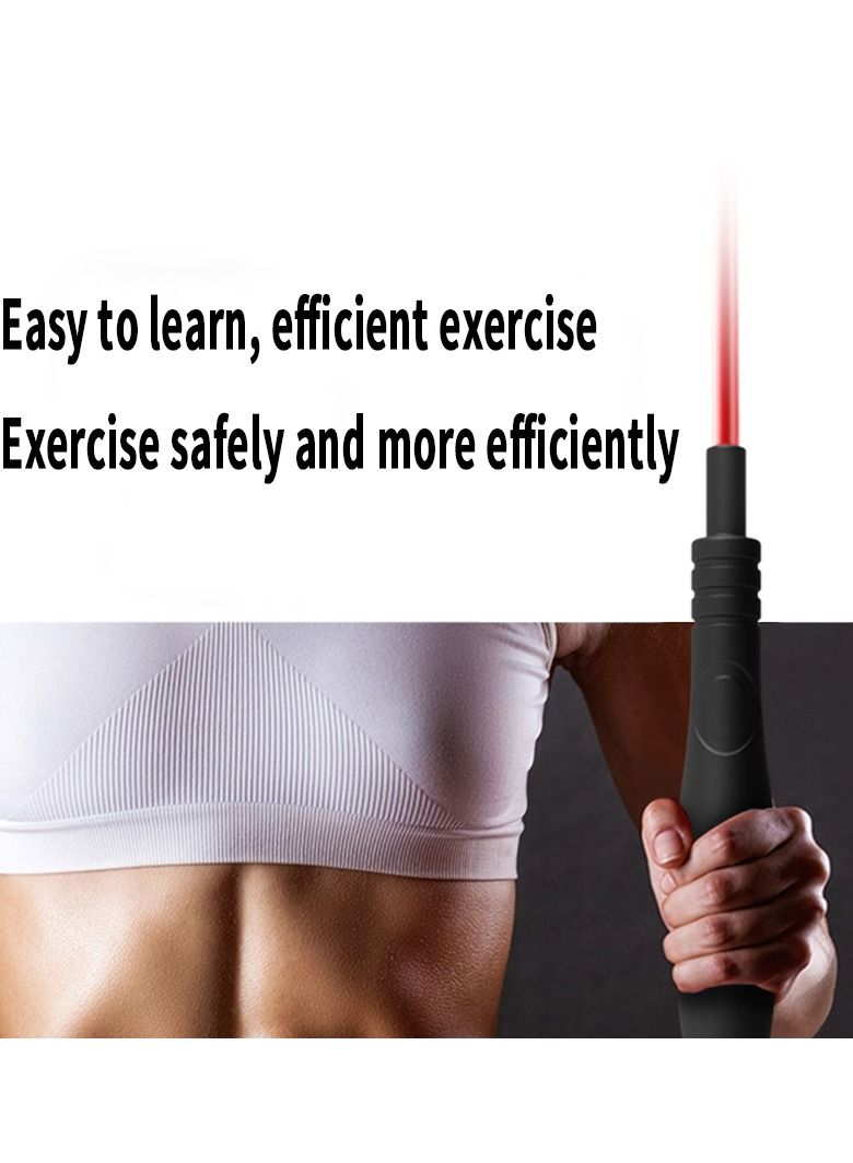 GULFLINK Core Muscle Training Gym Exercise Yoga Workout Fitness Elastic Bar Pilates Bar Orange - Image 3