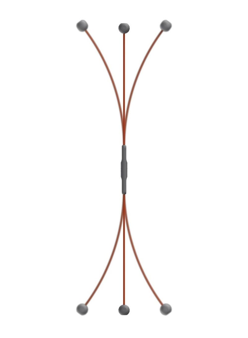 GULFLINK Core Muscle Training Gym Exercise Yoga Workout Fitness Elastic Bar Pilates Bar Orange - Image 4