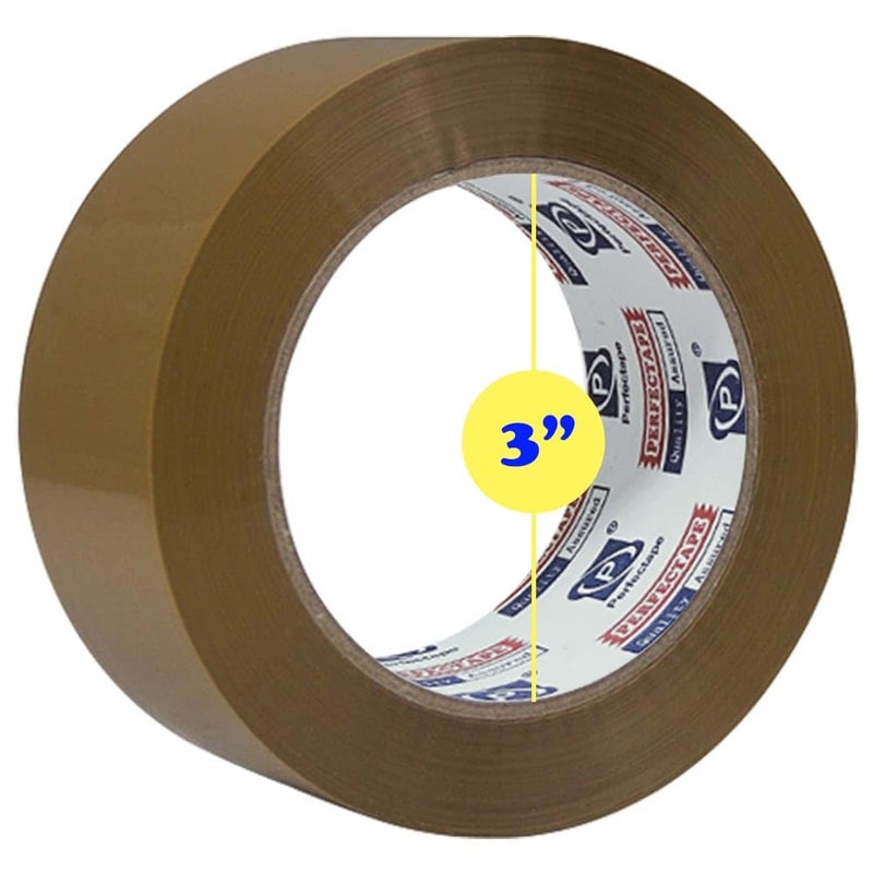 P PERFECTAPE PERFECTAPE Heavy Duty Packing Tape 36 Rolls, Total 2160Y, Brown, 2.7 mil, 1.88 inch x 60 Yards, Ultra Strong, Refill for Packaging and Shipping - Image 2