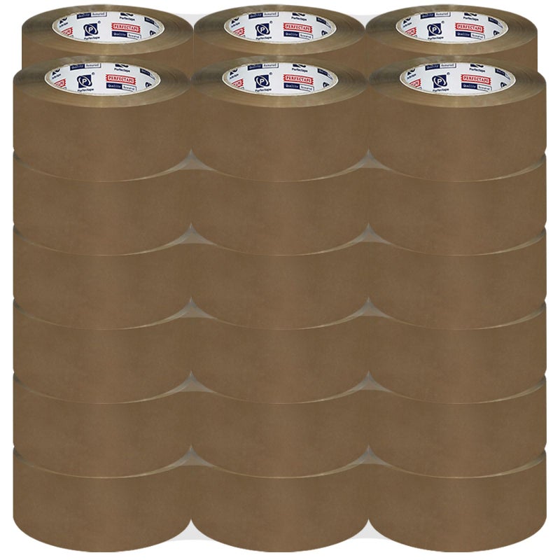 P PERFECTAPE PERFECTAPE Heavy Duty Packing Tape 36 Rolls, Total 2160Y, Brown, 2.7 mil, 1.88 inch x 60 Yards, Ultra Strong, Refill for Packaging and Shipping - Image 1