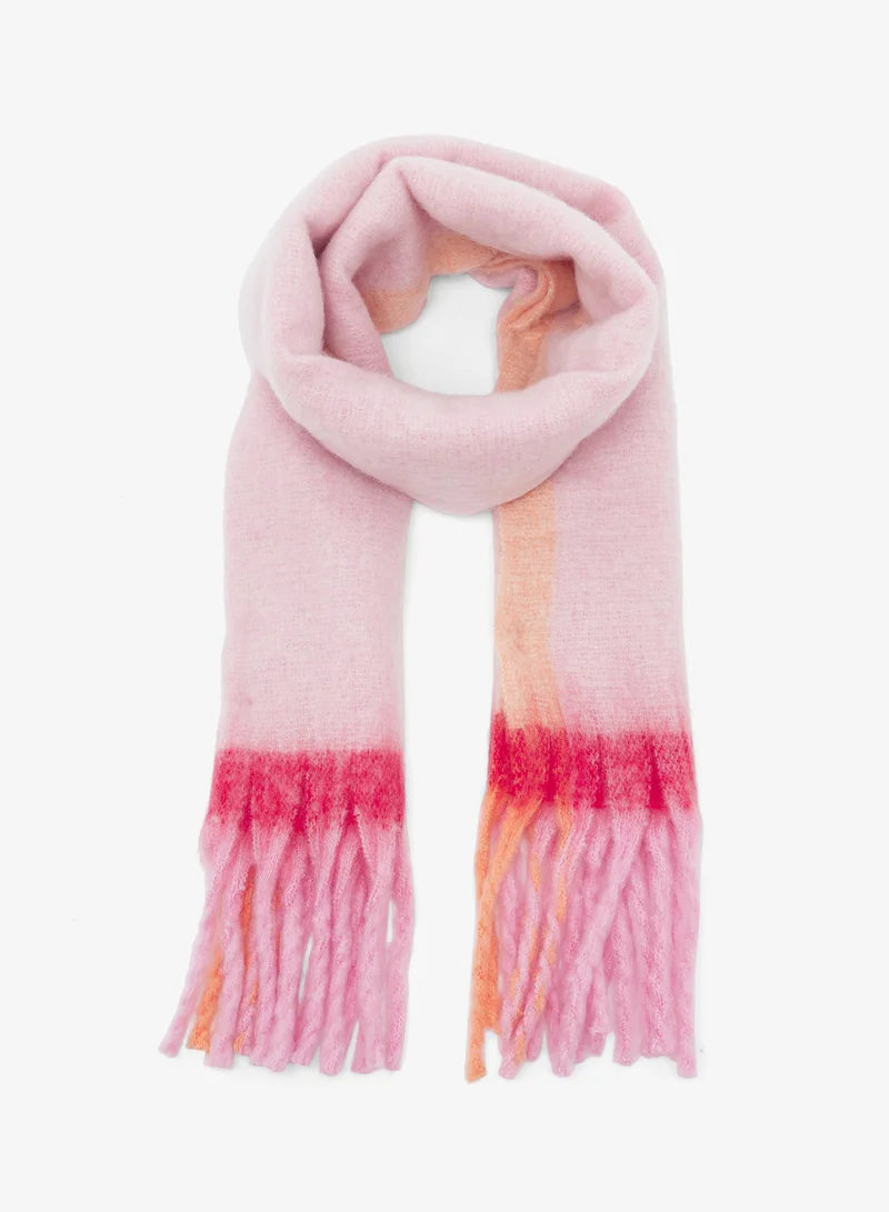 ايلا Soft Fluffy Tassel Scarf