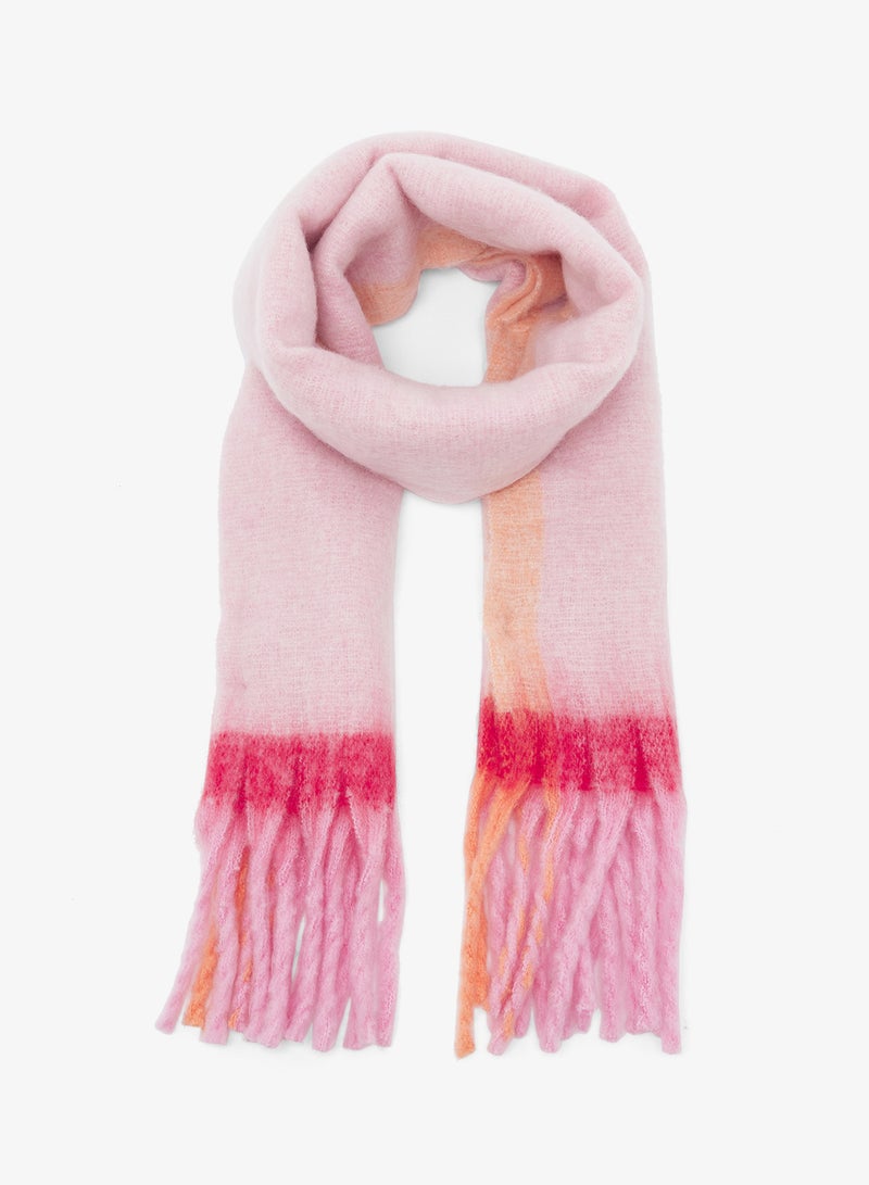 ELLA Soft Fluffy Tassel Scarf - Image 1